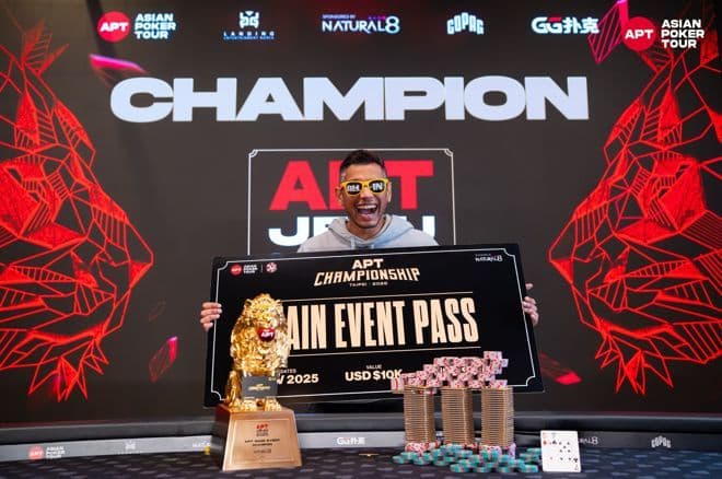 Abraham Ceesvin wins APT Jeju Main Event